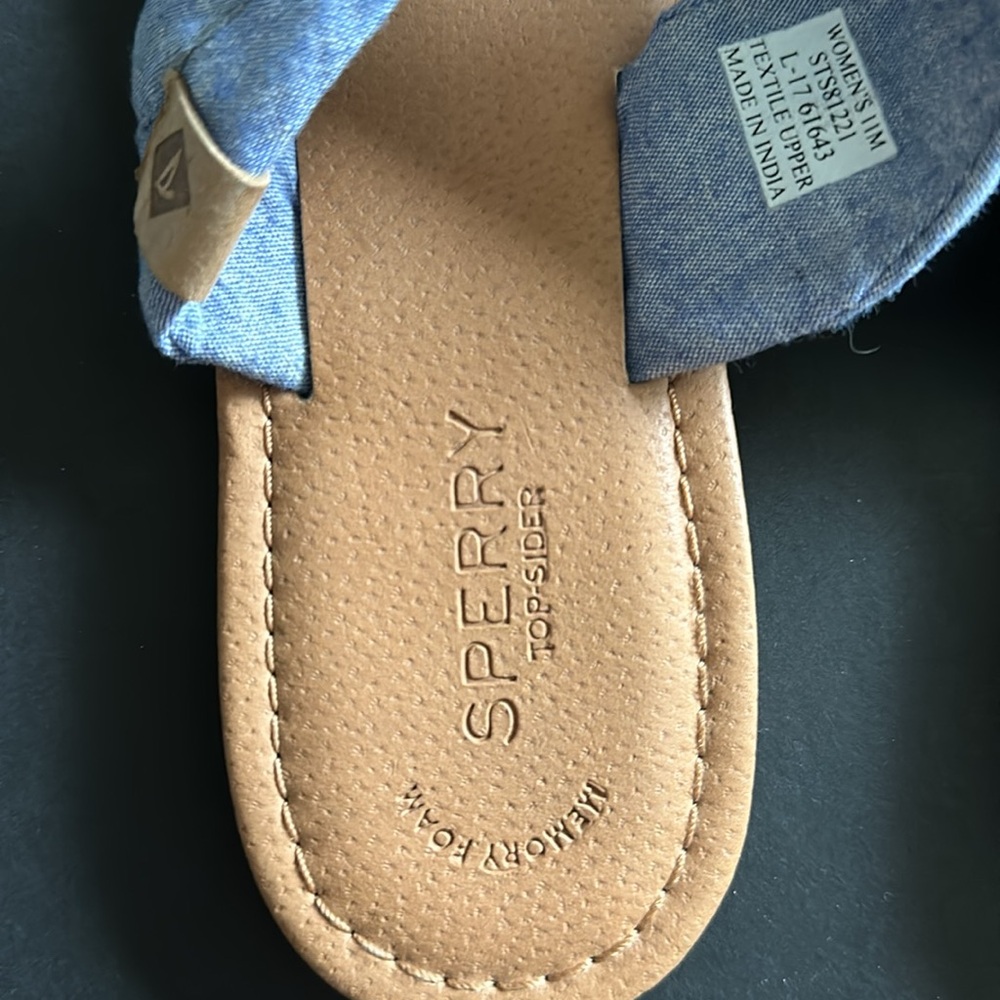 Women’s Sperry Top Sider Memory Foam Thong Flip Flop Sandals Size 11M - Picture 2 of 5